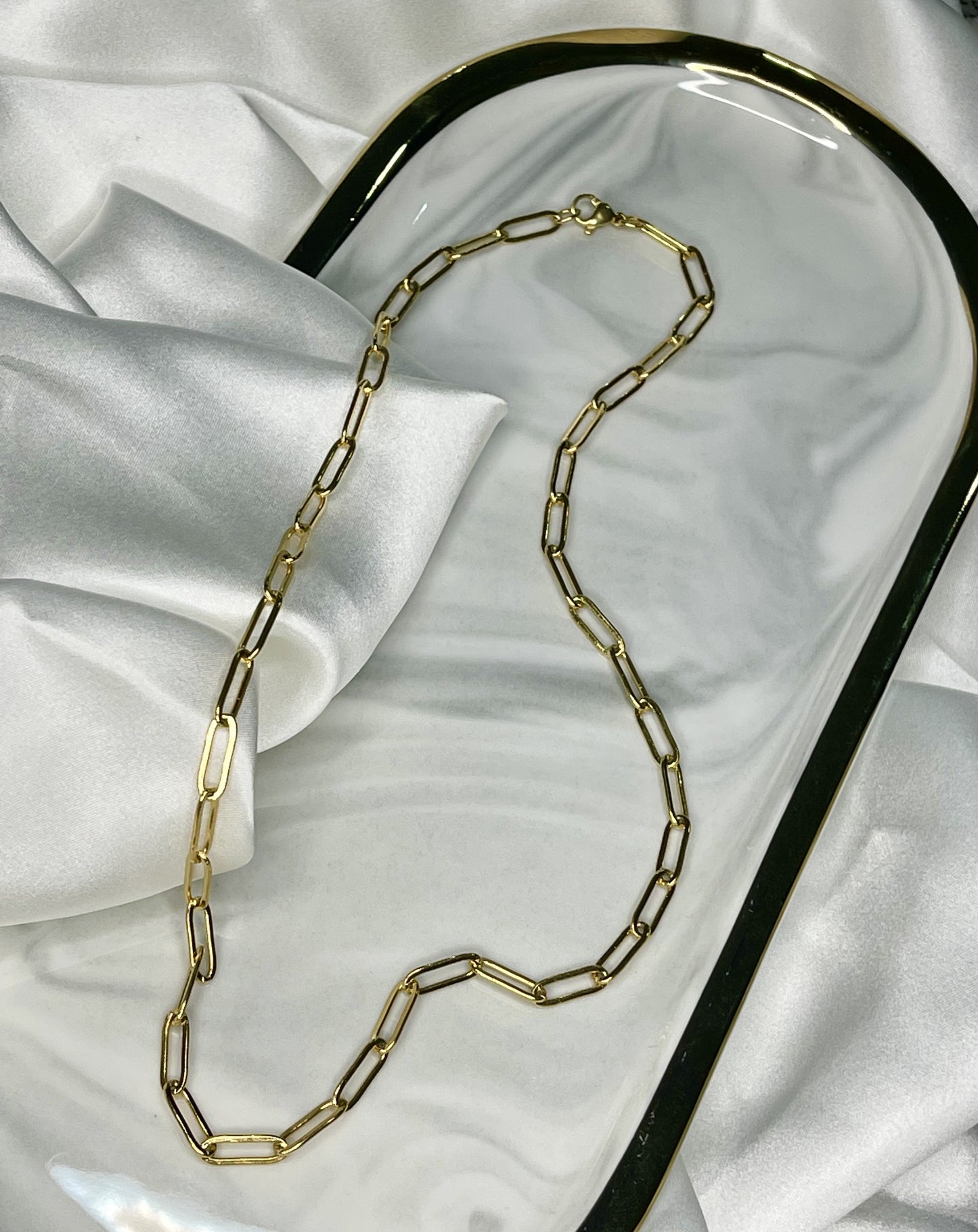 Linda Paperclip Chain Necklace