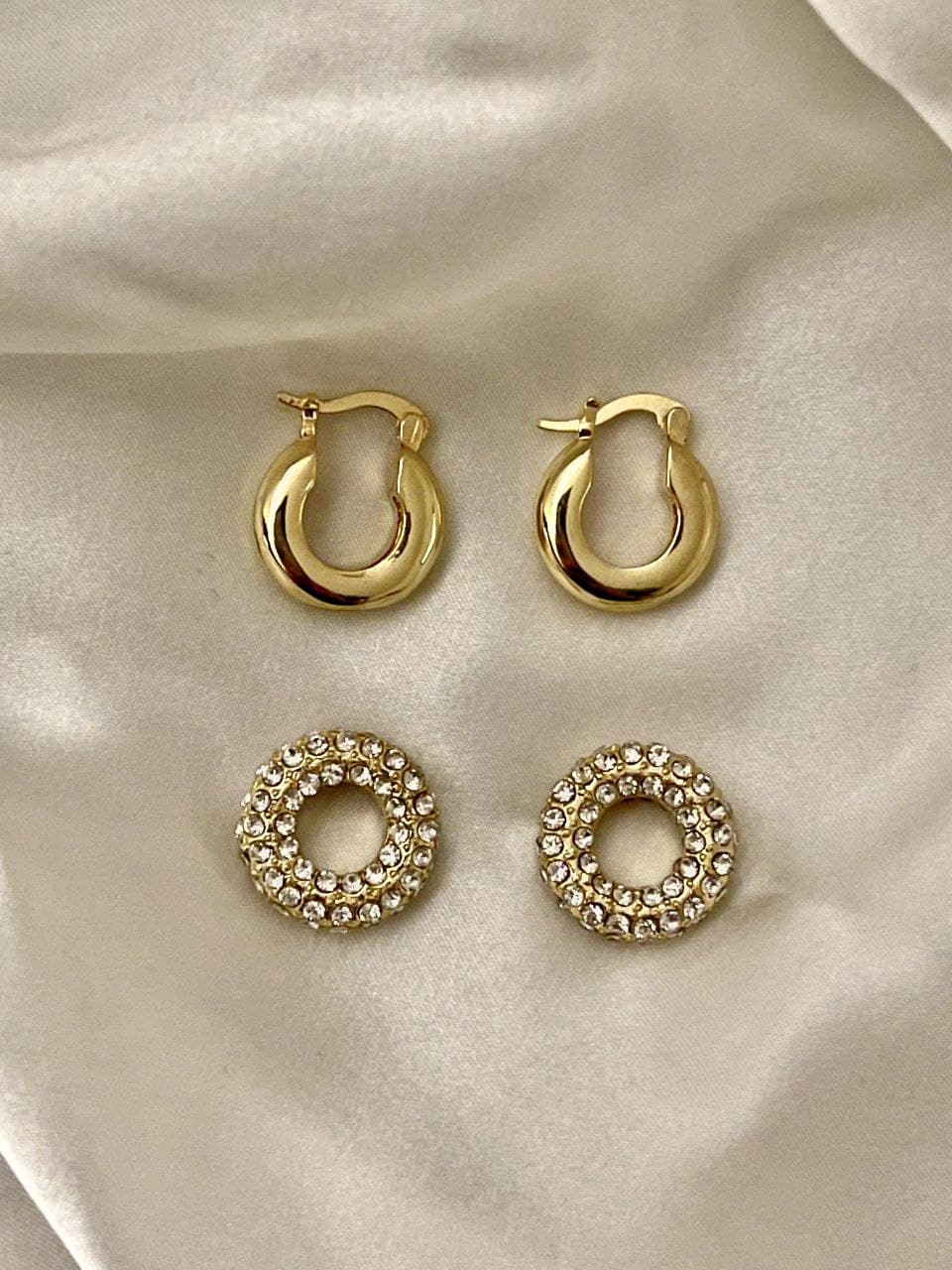 Lafayette Zirconia Hoop Earrings